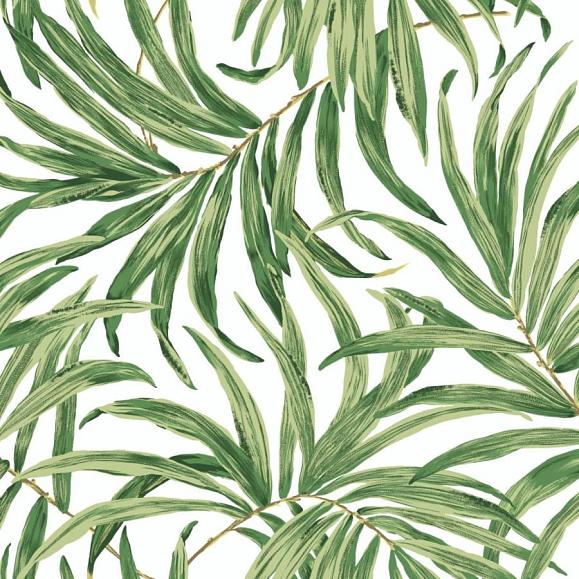 Обои York AT7050 Bali Leaves Gold/Charcoal
