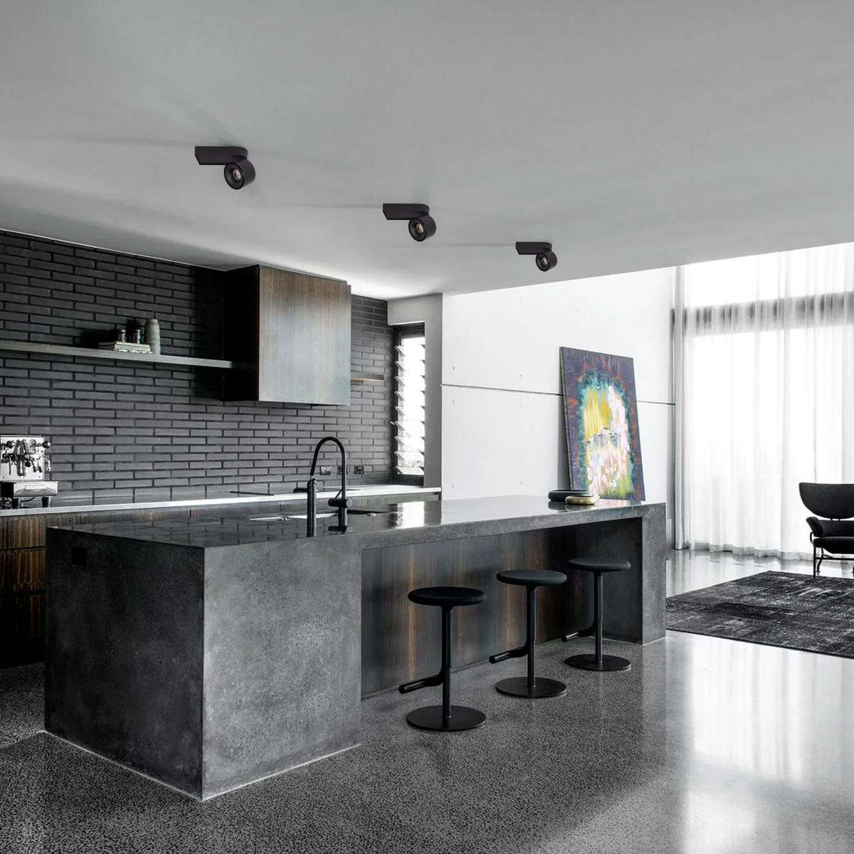 Накладной спот Loft IT Knof 10324/A Black