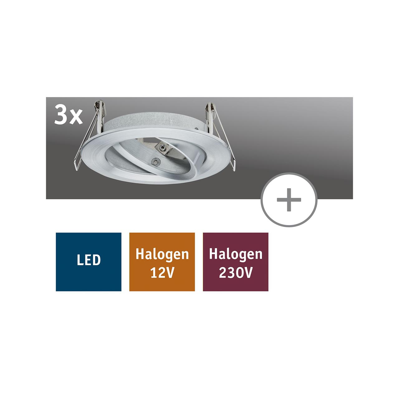 Основание для светильника Paulmann 2Easy Spot-Set Premium Nova 93644