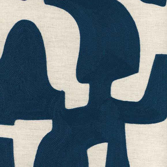 Обои Casamance 71630350 Bleu craie MONODIE