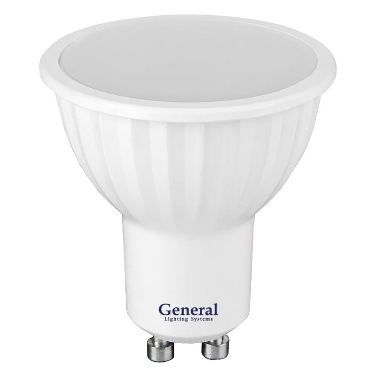 Светодиодная лампа General GLDEN-MR16-10-230-GU10-6500 661063