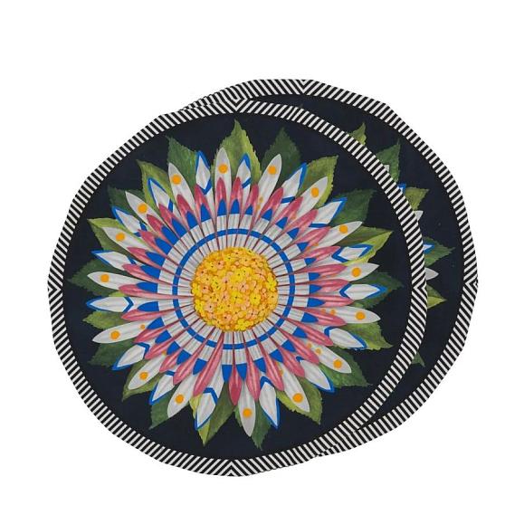 Подушка CCCL0646, Fleur Fardee, Fleuve, Christian Lacroix 45 x 45см