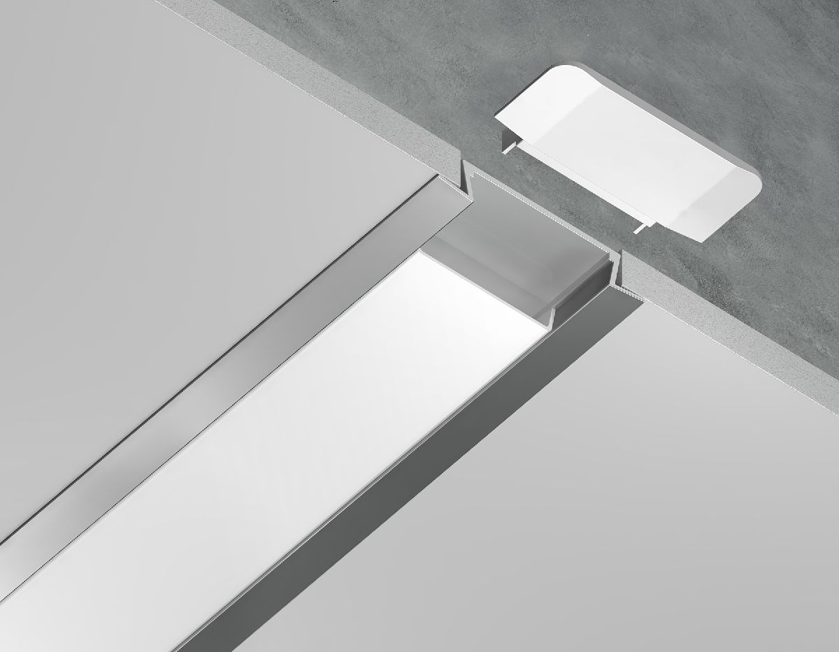 Алюминиевый встраиваемый профиль Ambrella Light Alum Profile GP1100AL