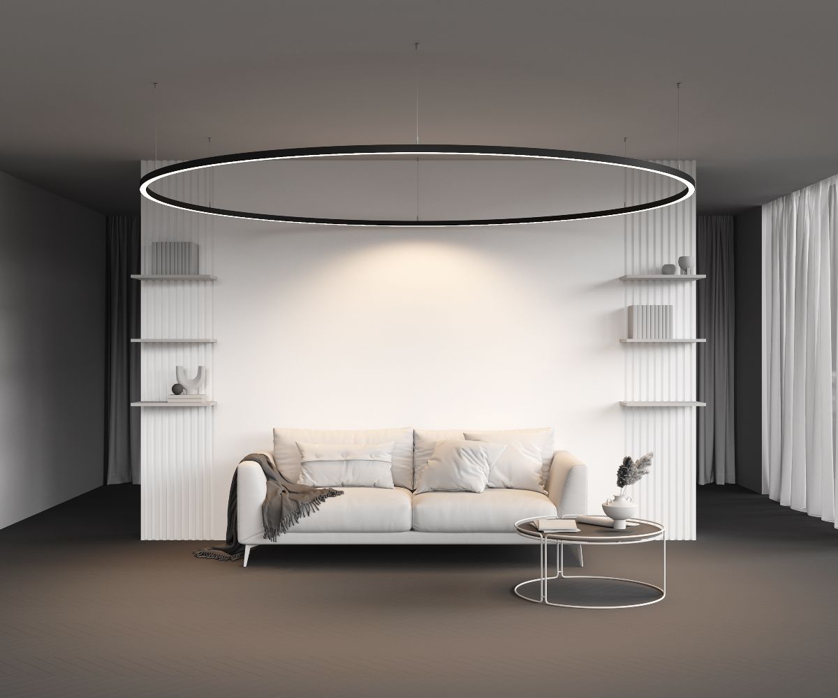 Радиусный профиль Maytoni Led strip ALM-3535R-B-D-45°-3M