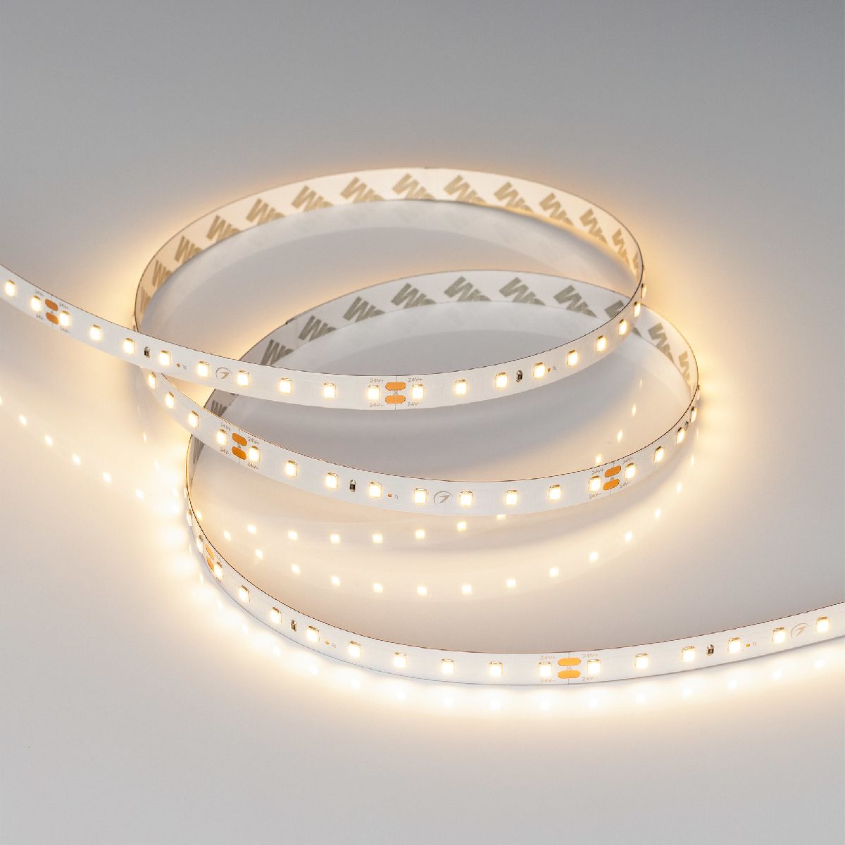 Светодиодная лента Arlight RT-A90-10mm 24V Warm2700 4.8 W/m, IP20, 2835, 5m 038777