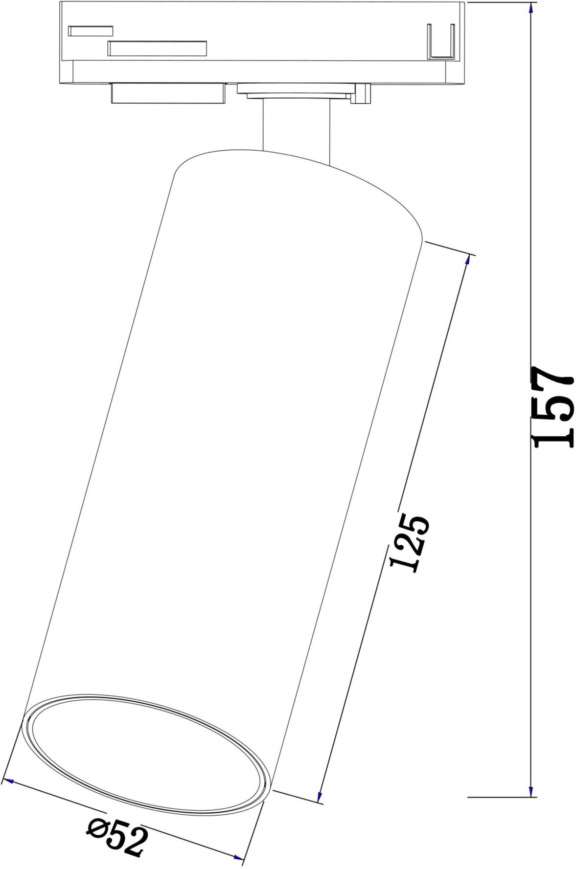 Трековый светильник Maytoni Focus LED  TR021-1-12B4K
