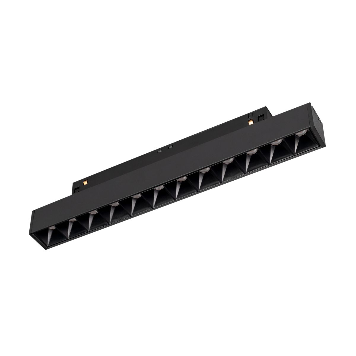 Трековый магнитный светильник Arlight MAG-ORIENT-LASER-L235-8W Warm3000 (Черный, 24 deg, 48V) (IP20 Металл) 033615(1)
