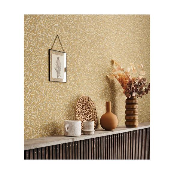 Обои Casadeco 88172539 Bambu Jaune safran