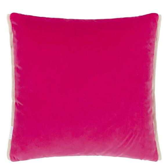 Подушка CCDG1471, Varese, Scarlet & Bright Fuchsia, Designers Guild 43 x 43см