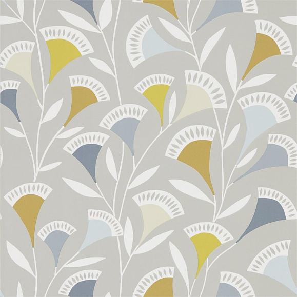 Обои Scion 111549 Noukku Dandelion/Butterscotch/Charcoal