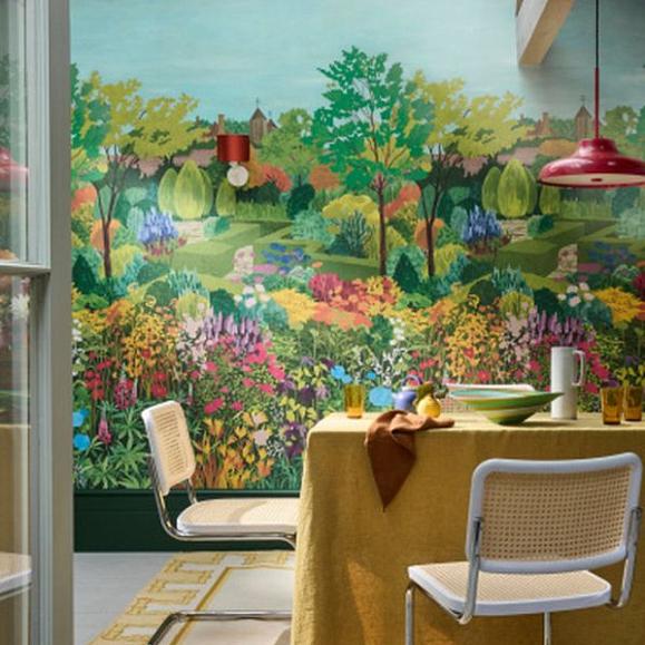 Обои Little Greene 0234CGPALEL коллекции In the Garden