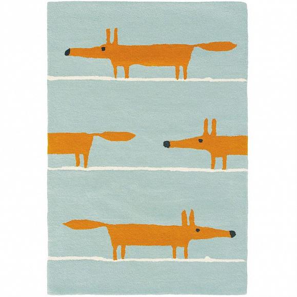 Ковер Scion 25308 (90 x 150) Mr Fox Aqua см