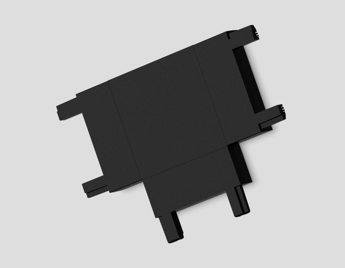 Коннектор T-образный для шинопровода Ambrella Light Magnetic Ultra Slim Track System GV1122