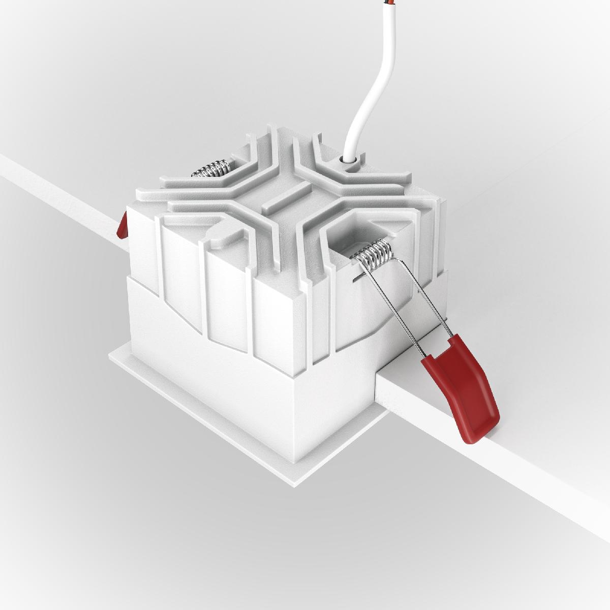 Встраиваемый светильник Maytoni Technical Alfa LED DL043-01-15W4K-D-SQ-W