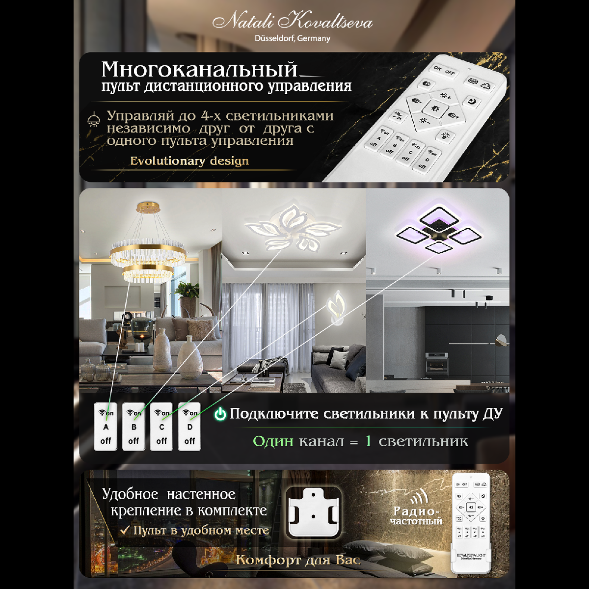 Потолочная люстра Natali Kovaltseva Angel LED LAMPS 81197