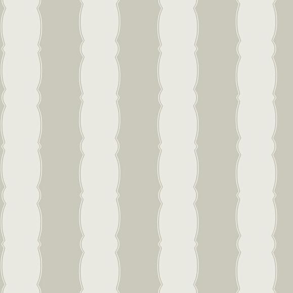 Обои York GR6013 Scalloped Stripe Grey