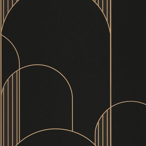 Обои Caselio LBY102119022 High Walls Noir Dore