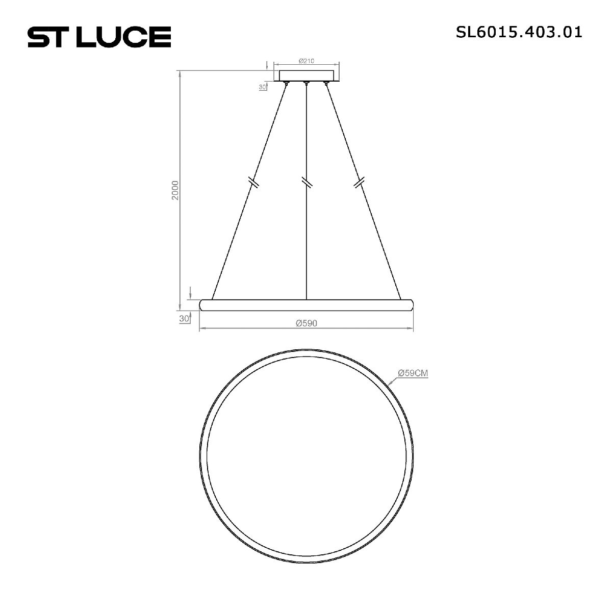 Подвесной светильник ST Luce Satellite SL6015.403.01