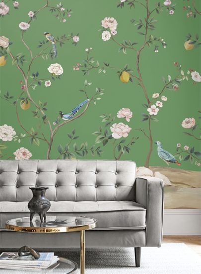 Панно Jaima Brown DB11604M Blossom Chinoiserie Emerald