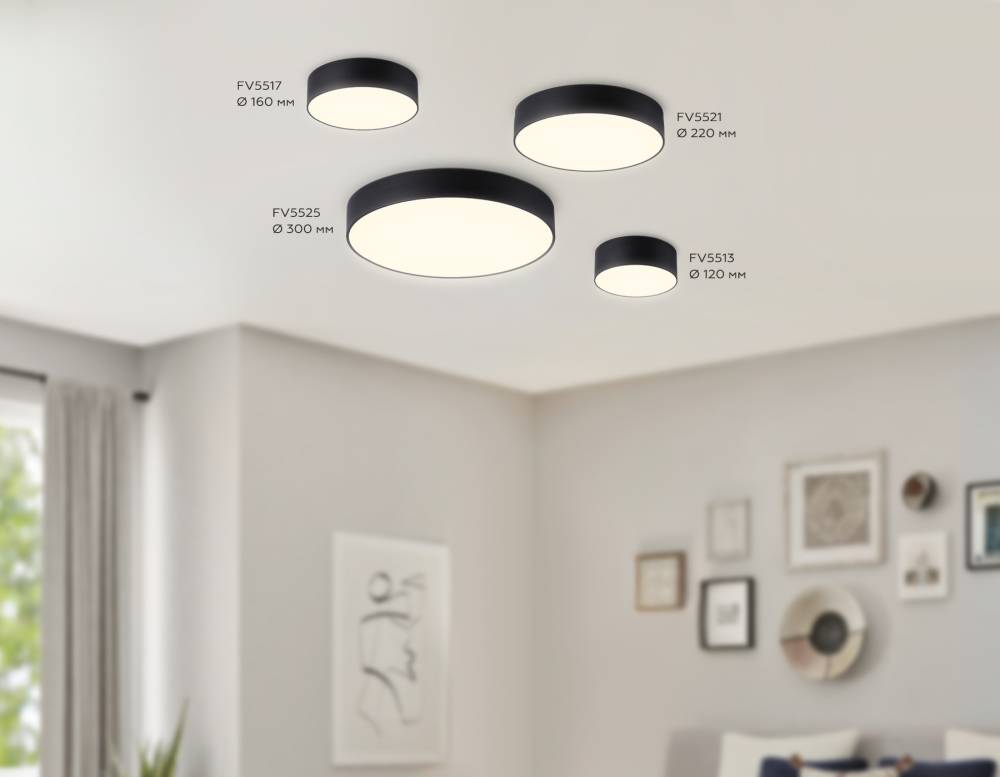 Потолочный светильник Ambrella Light Orbital Air Alum FV5525