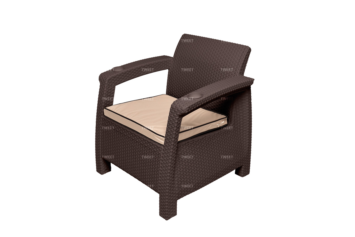 Комплект кресел TWEET Double Seat, цвет: венге