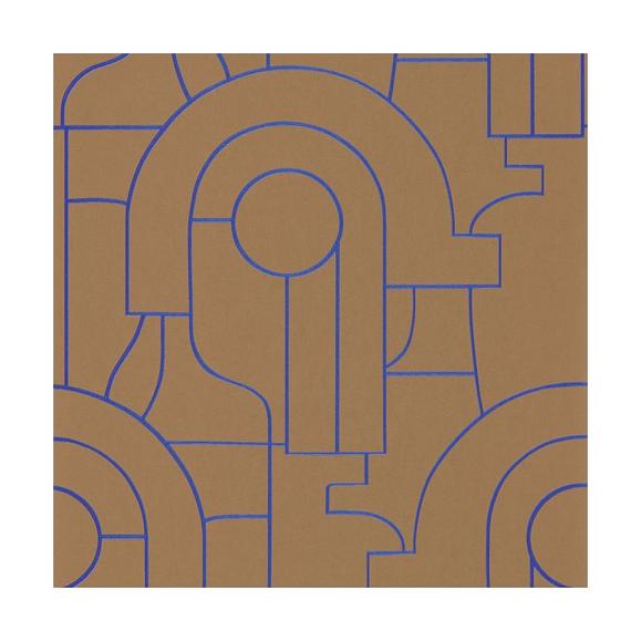 Обои Casadeco 88412519 Arty Bleu indigo
