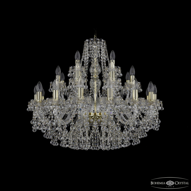 Подвесная люстра Bohemia Ivele Crystal 1409/16+8+4/300 G