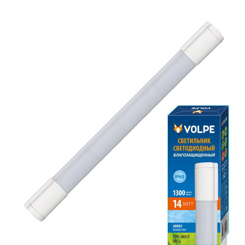 Потолочный светодиодный светильник (UL-00002580) Volpe ULT-Q218 14W/DW IP65 White