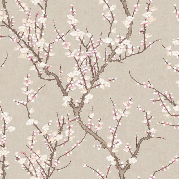 Обои Aura 1903-3 Sakura Tree Beige