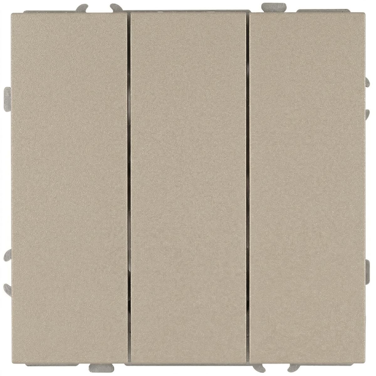 Выключатель Эра Galaxy 15-1107-04 тройной 10АХ-250В IP20 шампань Б0070720