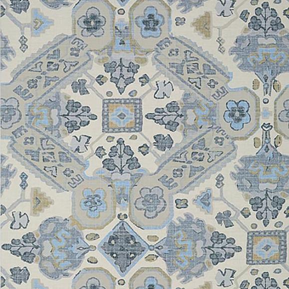 Обои Thibaut T10828 Persian Carpet Grey and Beige