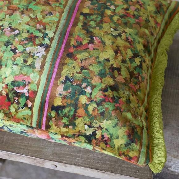 Подушка CCDG1577, Sanzai Velvet, Persimmon, Designers Guild 60 x 45см