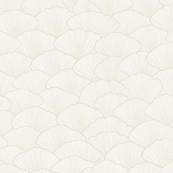 Обои York CI2335 Luminous Ginkgo White/Cream