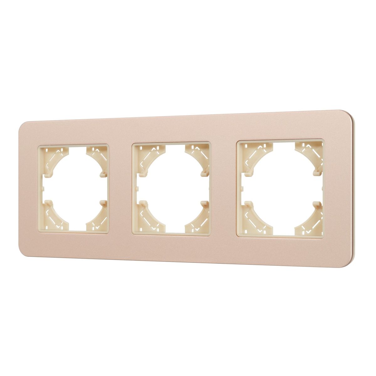Рамка на 3 поста алюминиевая Arlight FRM-AKIRY-SFAL-3-GD 049742