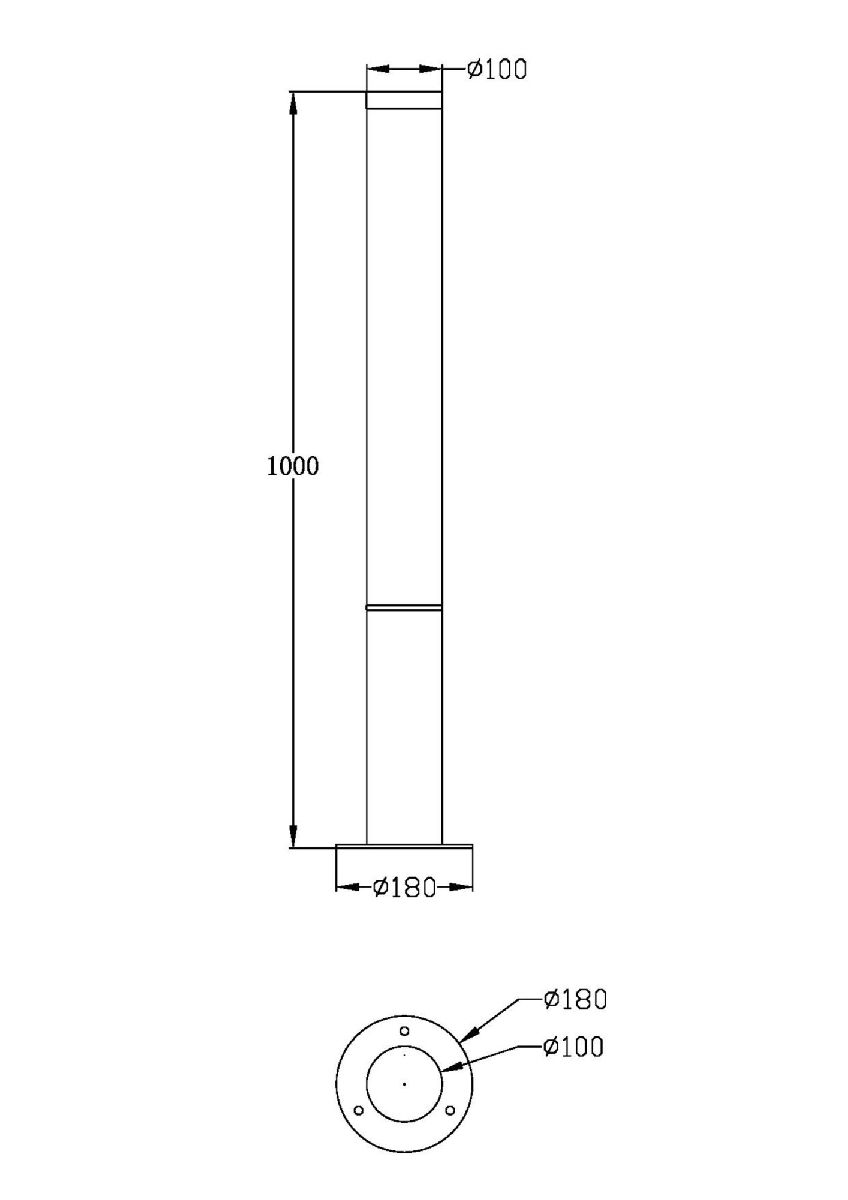 Ландшафтный светильник Maytoni Ginza O041FL-L30B3K
