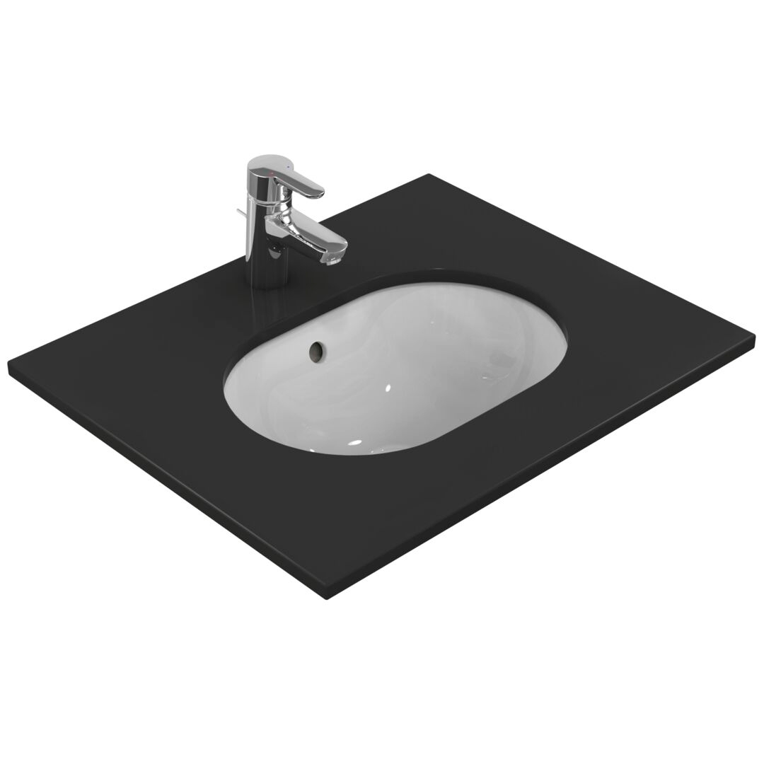 Ideal Standard Connect Раковина 55x38см., встраиваемая снизу, без отв., цвет: белый