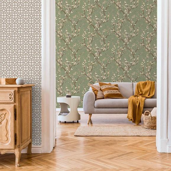 Обои Aura 1903-4 Sakura Tree Green
