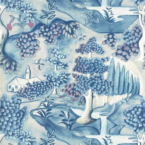 Обои Zoffany 313020 Verdure Indigo