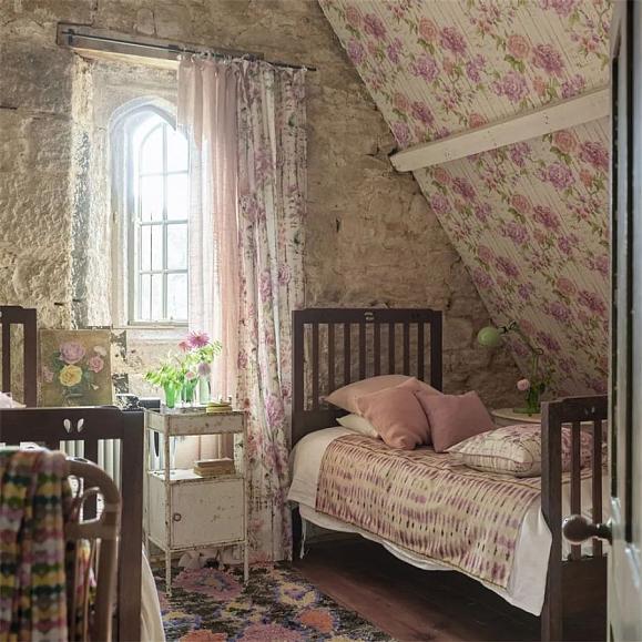 Обои Designers Guild PDG1158/02 Kyoto Flower Coral