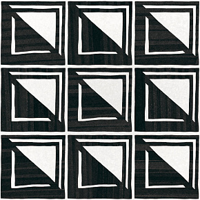EQUIPE CAPRICE DECO Patchwork B&W (16 видов паттерна)
