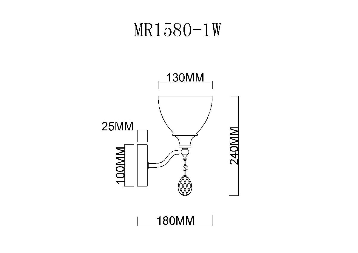 Бра MyFar Mistic MR1580-1W