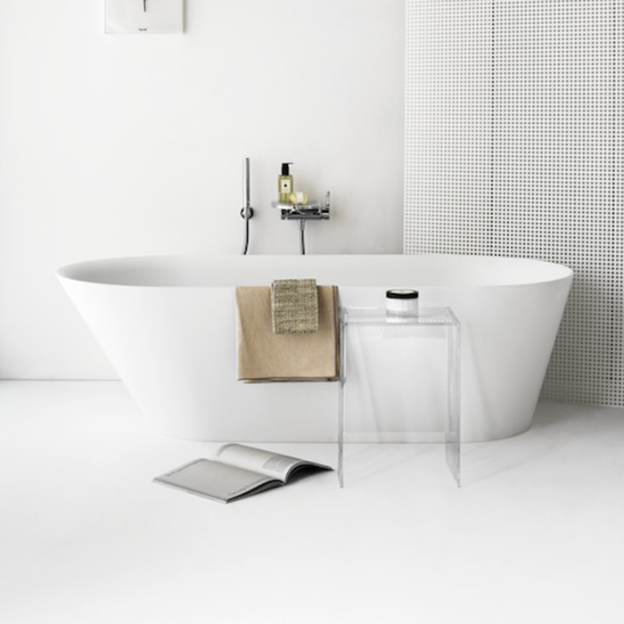 Laufen Kartell Ванна 171.5x81.5x45см, отдельностоящая, с слив-переливом, материал: композит, цвет: белый