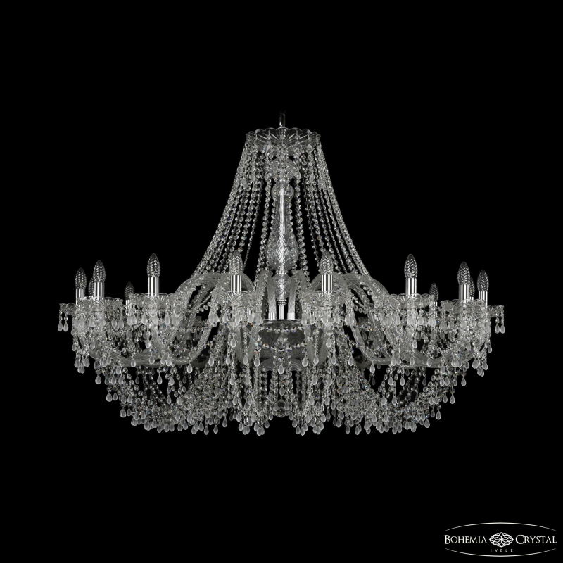 Подвесная люстра Bohemia Ivele Crystal 1410/16/460 Ni V0300