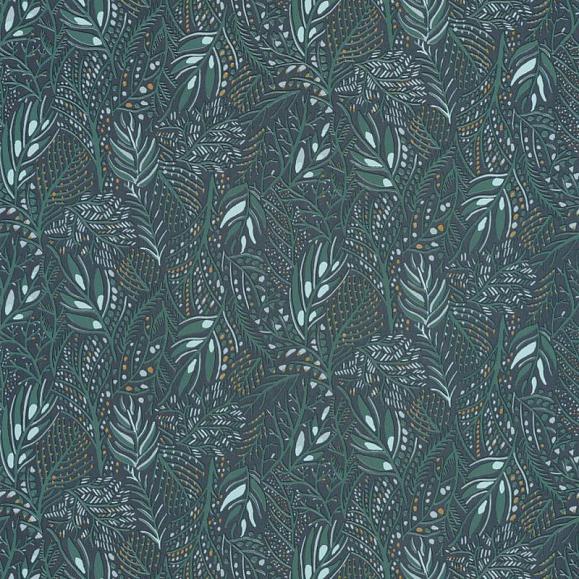 Обои Caselio 103106166 Jade Bleu Nuit