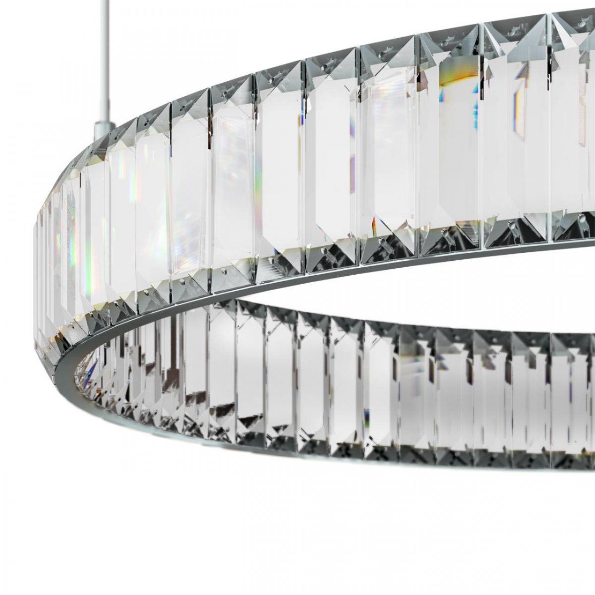 Подвесная люстра Loft IT Crystal ring 10135/1000 Chrome