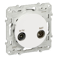 Розетка R-TV/SAT Schneider Electric Odace S52R454