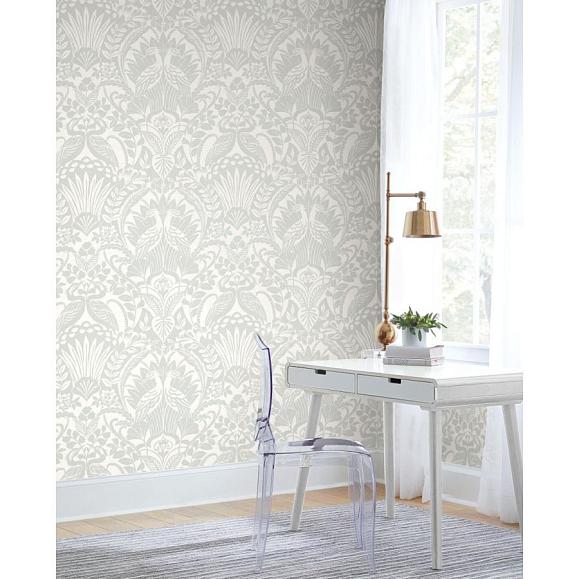 Обои York DM4998 Egret Damask Sage