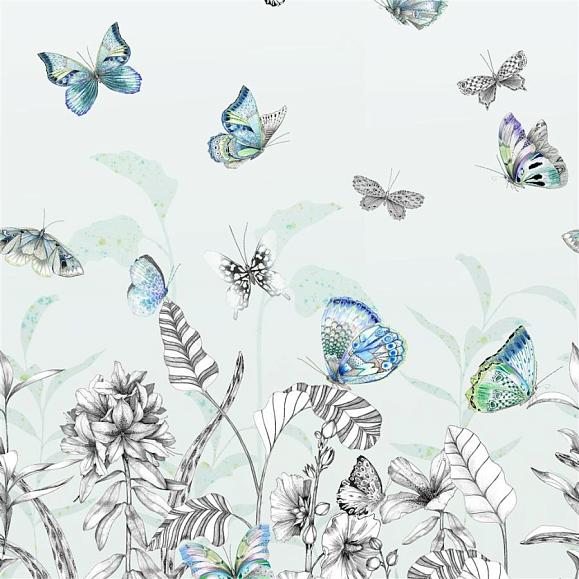 Панно Designers guild PDG1058/02 Papillons Eau De Nil
