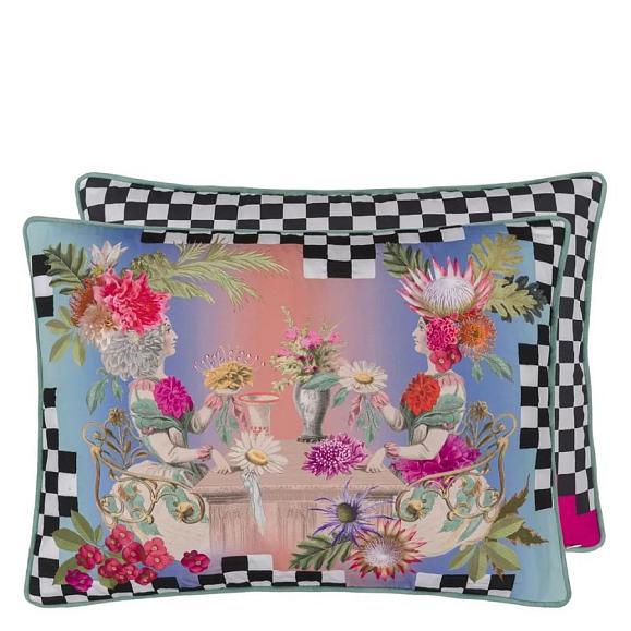 Подушка CCCL0661, Fleurs Jumelles, Mosaique, Christian Lacroix 60 x 45см