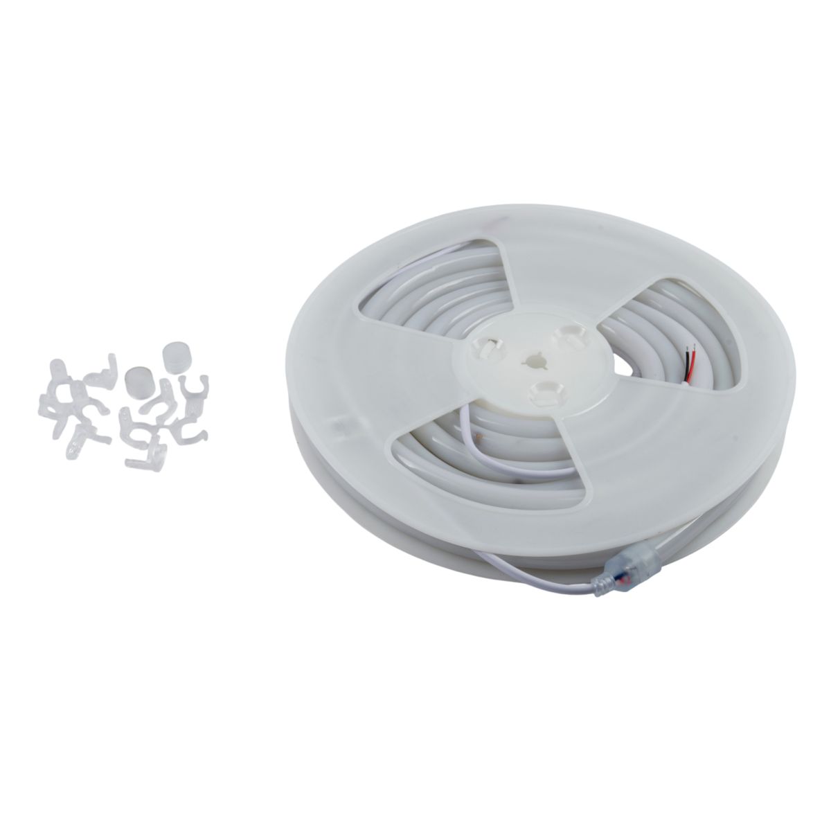 Комплект гибкого неона Uniel ULS-N40-2835-120LED/m-16mm-IP68-DC24V-10W/m-5M-6500K NEON SET01 UL-00012845
